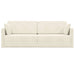 Vloerslaapbank Crème 213 x 70 x 77 cm Fluweel
