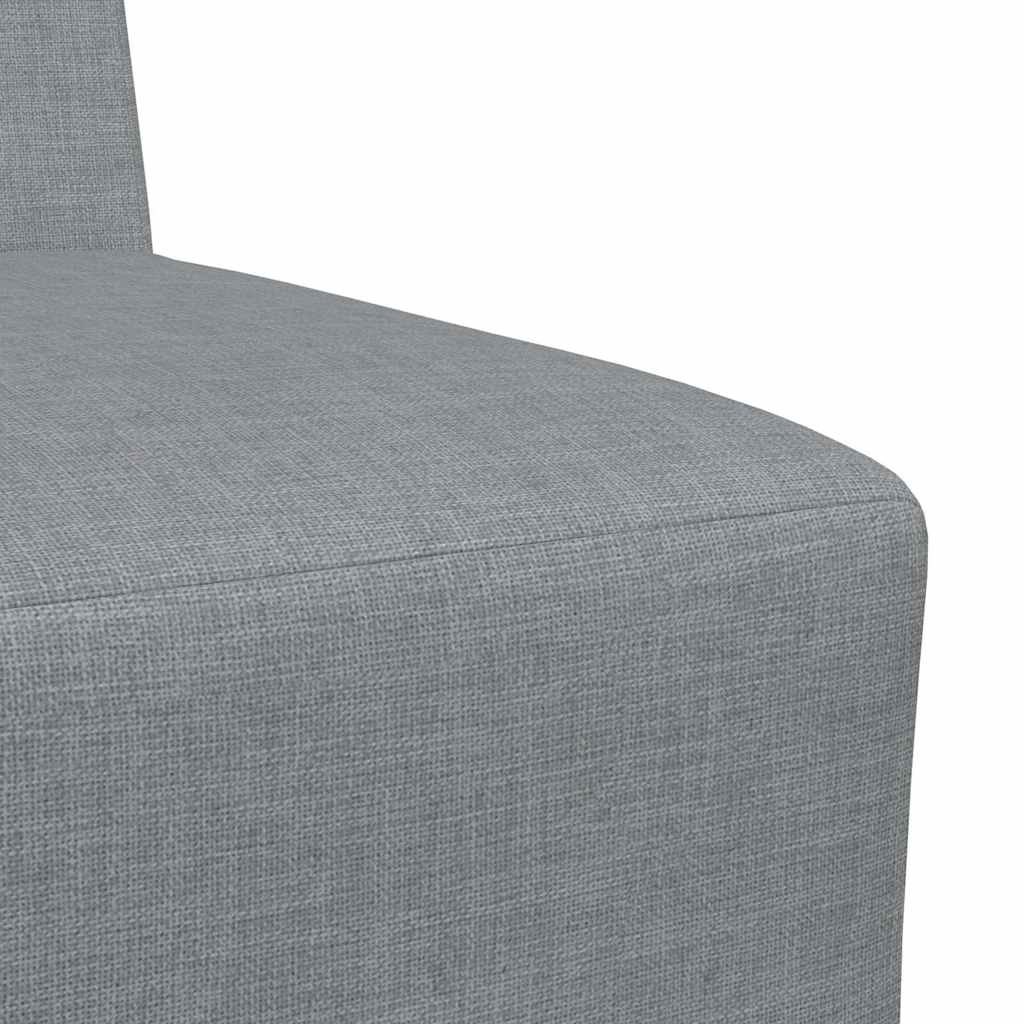 Modulaire Bank Zonder Armleuningen 55 Cm Stof Lichtgrijs