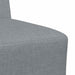 Modulaire Bank Zonder Armleuningen 55 Cm Stof Lichtgrijs