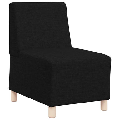 Modulaire Bank Zonder Armleuningen 55 Cm Stof Zwart