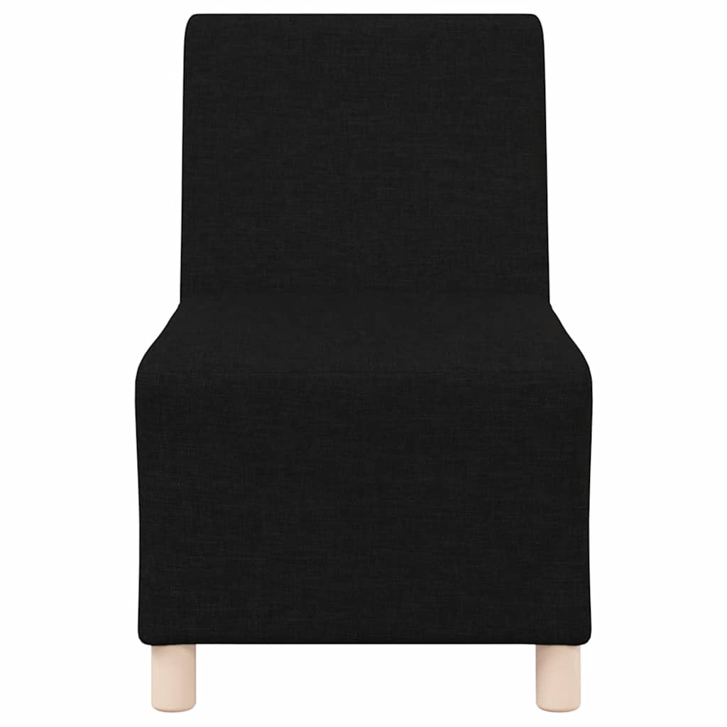 Modulaire Bank Zonder Armleuningen 55 Cm Stof Zwart