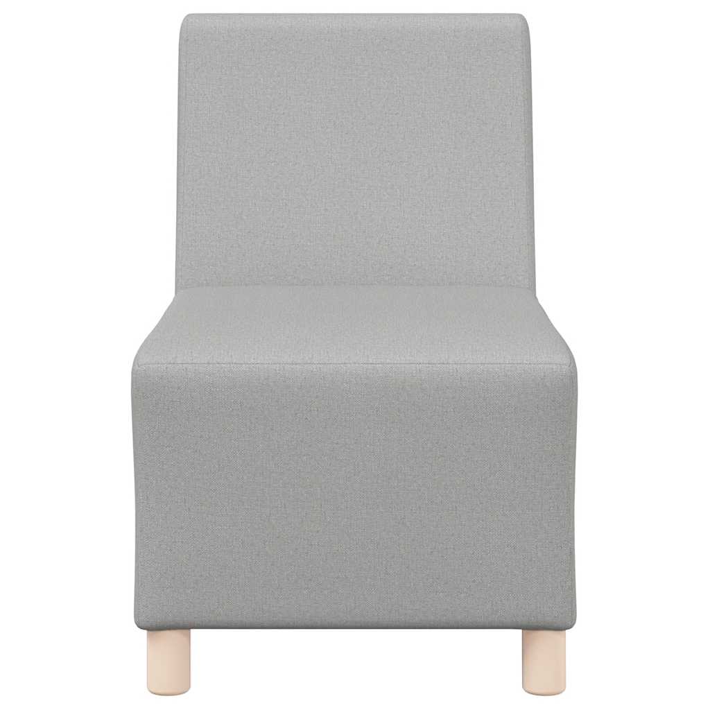 Modulaire bank zonder armleuningen Wolkengrijs 55 cm stof