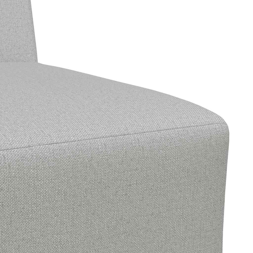 Modulaire bank zonder armleuningen Wolkengrijs 55 cm stof