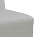 Modulaire bank zonder armleuningen Wolkengrijs 55 cm stof