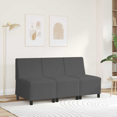 | Modulaire Bankeenheid Armlos | Donkergrijs 55 x 74 x 82 cm