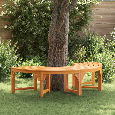 Boom bank Naturel 160 x 80 x 45cm Massief Eucalyptus Hout