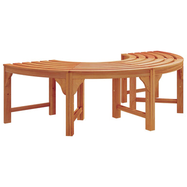 Boom bank Naturel 160 x 80 x 45cm Massief Eucalyptus Hout
