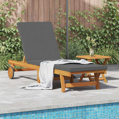 Ligstoel Bruin 199 x 63 x 85 cm Massief Acaciahout
