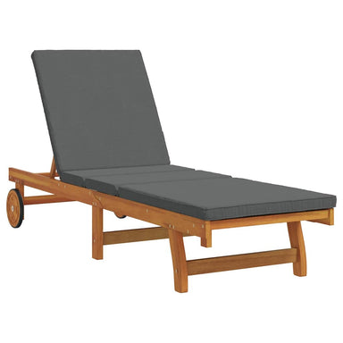 Ligstoel Bruin 199 x 63 x 85 cm Massief Acaciahout