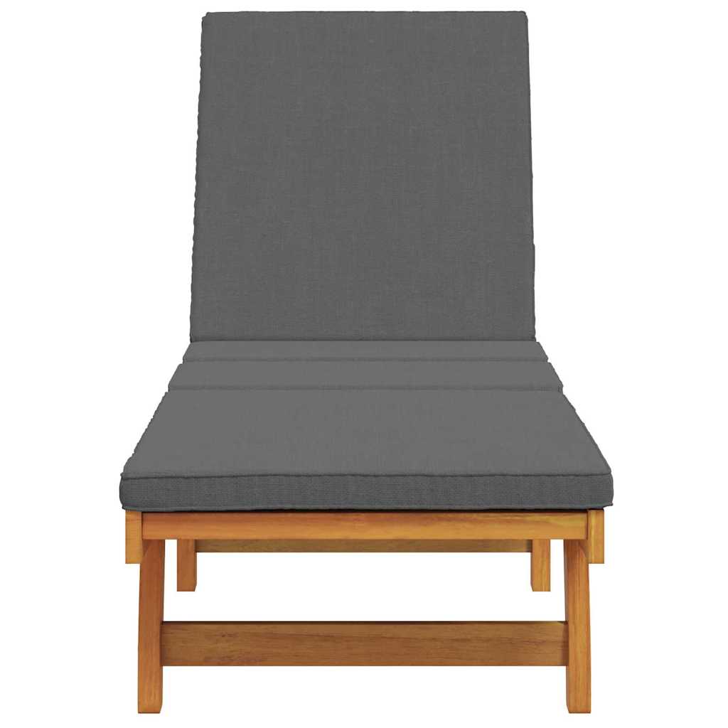 Ligstoel Bruin 199 x 63 x 85 cm Massief Acaciahout