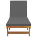 Ligstoel Bruin 199 x 63 x 85 cm Massief Acaciahout