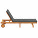 Ligstoel Bruin 199 x 63 x 85 cm Massief Acaciahout