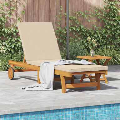 Ligstoel Bruin 199 x 63 x 85 cm Massief Acaciahout