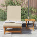 Ligstoel Bruin 199 x 63 x 85 cm Massief Acaciahout