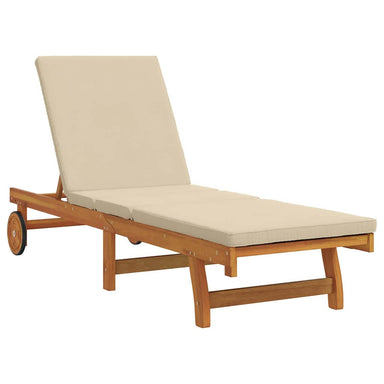 Ligstoel Bruin 199 x 63 x 85 cm Massief Acaciahout