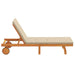 Ligstoel Bruin 199 x 63 x 85 cm Massief Acaciahout