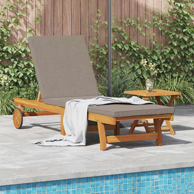 Ligstoel Bruin 199 x 63 x 85 cm Massief Acaciahout