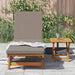 Ligstoel Bruin 199 x 63 x 85 cm Massief Acaciahout