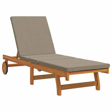 Ligstoel Bruin 199 x 63 x 85 cm Massief Acaciahout