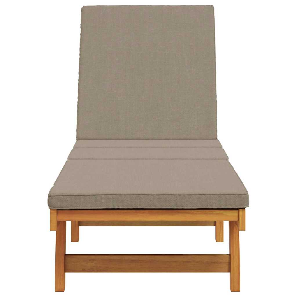 Ligstoel Bruin 199 x 63 x 85 cm Massief Acaciahout