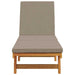 Ligstoel Bruin 199 x 63 x 85 cm Massief Acaciahout