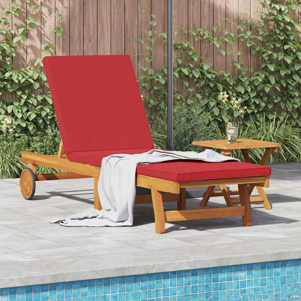 Ligstoel Bruin 199 x 63 x 85 cm Massief Acaciahout