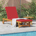 Ligstoel Bruin 199 x 63 x 85 cm Massief Acaciahout