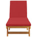 Ligstoel Bruin 199 x 63 x 85 cm Massief Acaciahout