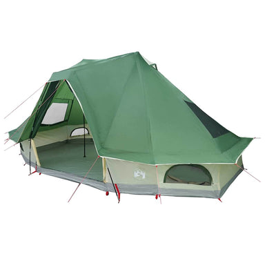 Tipi Tent met dak met opslag Groen 466 x 310 x 240 cm taft
