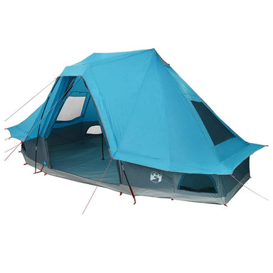 Tipi Tent met dak met opslag Blauw 466 x 310 x 240 cm taft