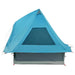 Tipi Tent met dak met opslag Blauw 466 x 310 x 240 cm taft