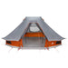 Tipi Tent met dak Grijs en Oranje 466 x 310 x 240 cm taft