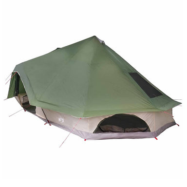 Tipi Tent 10-persoons Groen taft