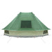 Tipi Tent 10-persoons Groen taft