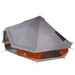 Tipi Tent 10-persoons Grijs en Oranje taft
