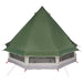 Tipi Tent met dak met opslag Groen 404 x 370 x 270 cm taft