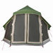 Tipi Tent met dak met opslag Groen 404 x 370 x 270 cm taft