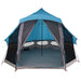 Tipi Tent met dak met opslag Blauw 404 x 370 x 270 cm taft