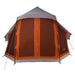 Tipi Tent met dak Grijs en Oranje 404 x 370 x 270 cm taft
