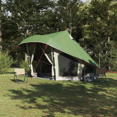 Tipi Tent met dak met opslag Groen 508 x 470 x 300 cm taft