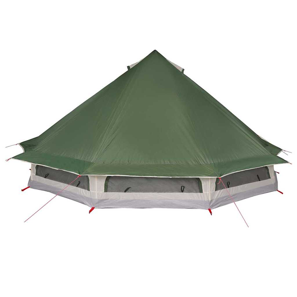 Tipi Tent met dak met opslag Groen 508 x 470 x 300 cm taft