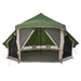 Tipi Tent met dak met opslag Groen 508 x 470 x 300 cm taft