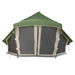 Tipi Tent met dak met opslag Groen 508 x 470 x 300 cm taft