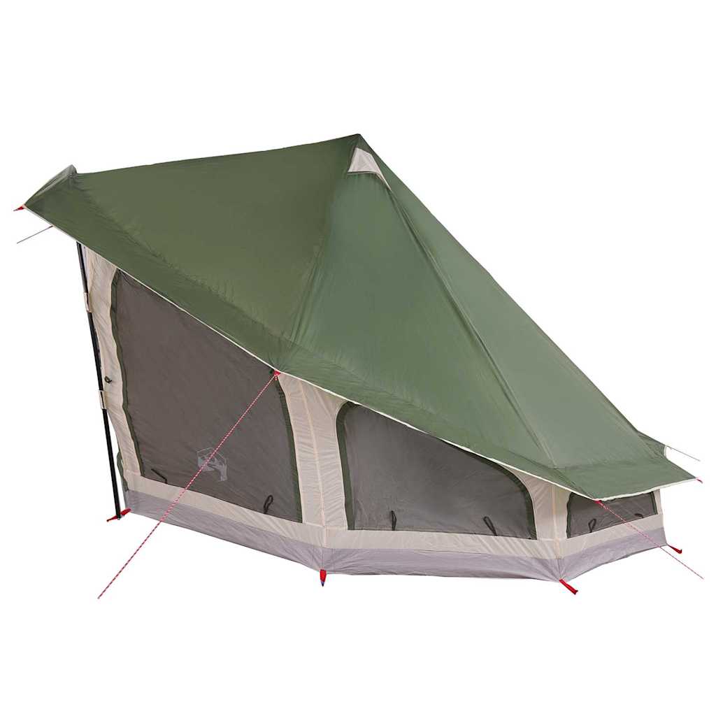 Tipi Tent met dak met opslag Groen 508 x 470 x 300 cm taft