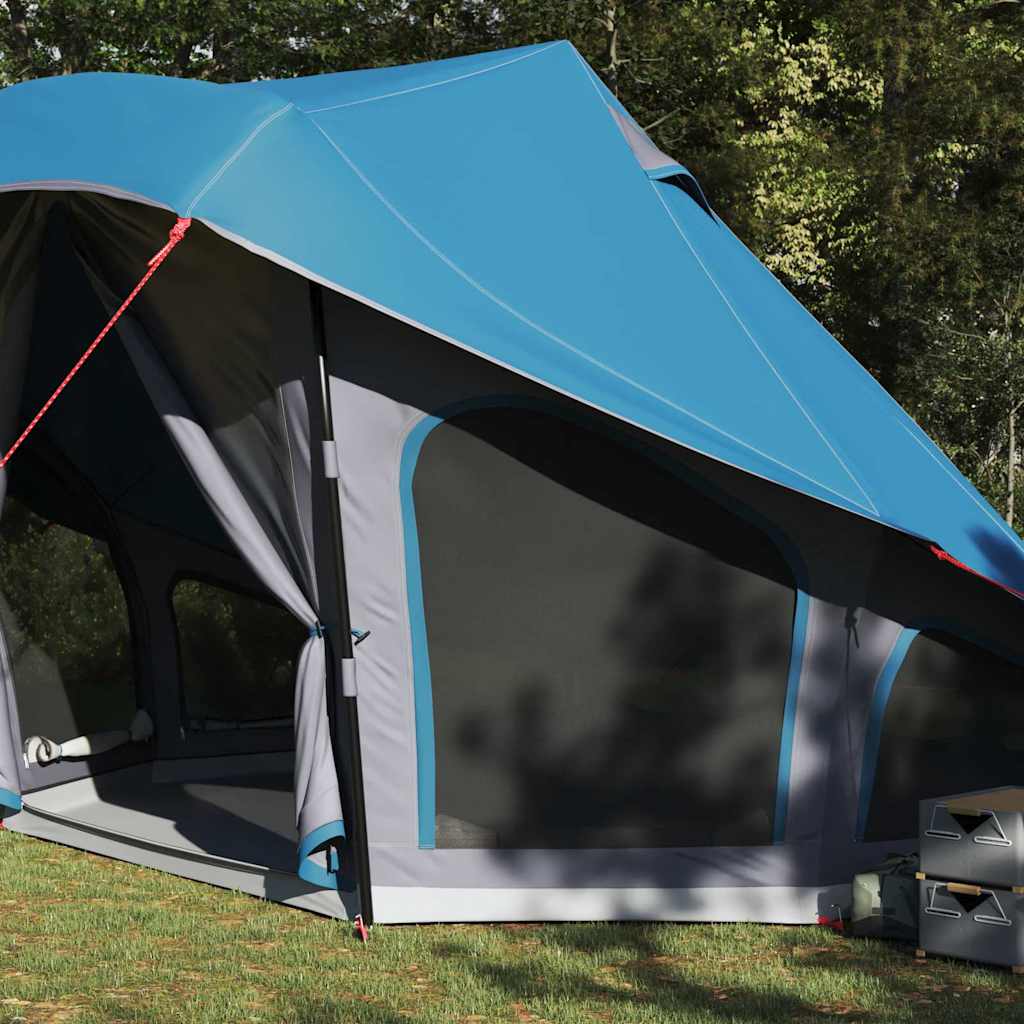 Tipi Tent met dak met opslag Blauw 508 x 470 x 300 cm taft