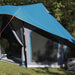Tipi Tent met dak met opslag Blauw 508 x 470 x 300 cm taft