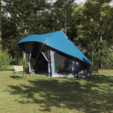 Tipi Tent met dak met opslag Blauw 508 x 470 x 300 cm taft