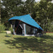 Tipi Tent met dak met opslag Blauw 508 x 470 x 300 cm taft