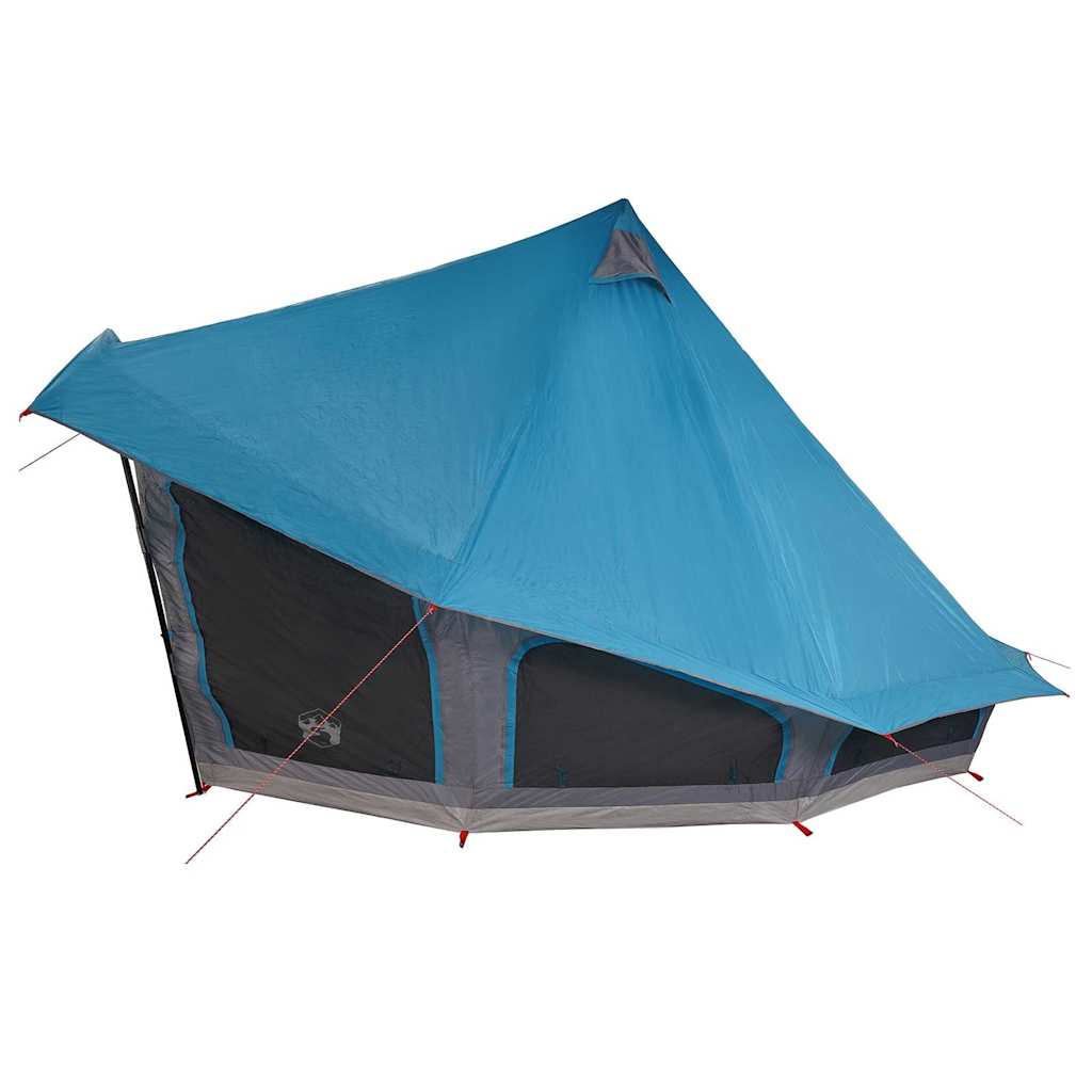 Tipi Tent met dak met opslag Blauw 508 x 470 x 300 cm taft
