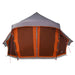 Tipi Tent met dak Grijs en Oranje 508 x 470 x 300 cm taft